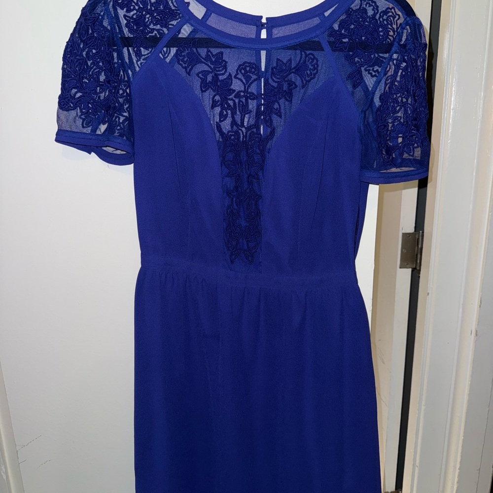 Kimchi Blue A-line Puff Sleeve Midi Dress